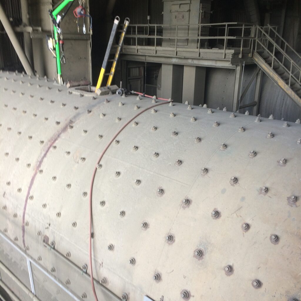 DIAPHRAGM WALL CEMENT MILL INSPECTION LINERS AND MANHOLES REVERSE ENGINEERING ONSITE